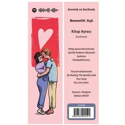 Romantik Aşk Kitap Ayracı