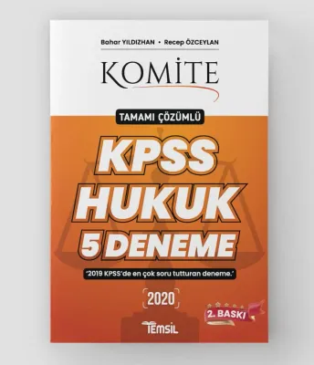 Komite KPSS Hukuk 5 Deneme Bahar Yıldızhan