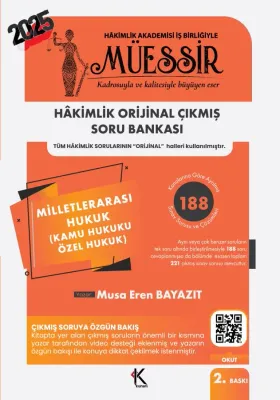 MÜESSİR Milletlerarası Hukuk (Kamu Hukuku - Özel Hukuk ) Soru Bankası MÜESSİR Milletlerarası Hukuk (Kamu Hukuku - Özel Hukuk ) Soru Bankası