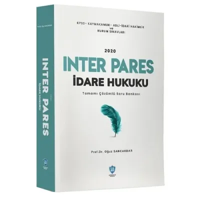 İNTER PARES İdare Hukuku Soru Bankası