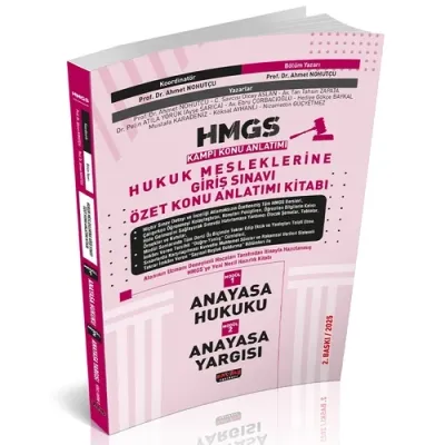 HMGS Özet Konu Anlatımı Anayasa Hukuku Anayasa Yargısı Ahmet Nohutçu