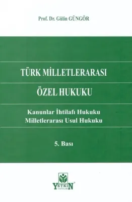 Türk Milletlerarası Özel Hukuku 5.BASKI