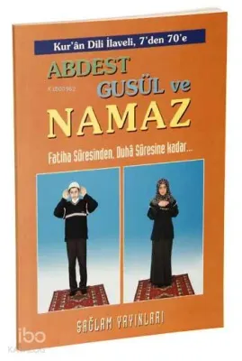Abdest, Güsul ve Namaz Kod:015 (1.Hamur, Büyük Boy)