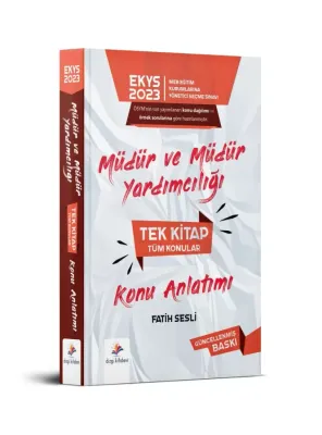 EKYS TÜM DERSLER KONU ANLATIMI 2023 GÜNCEL BASKI Fatih Sesli