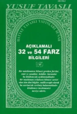 Açıklamalı 32 ve 54 Farz Bilgileri (Cep Boy)