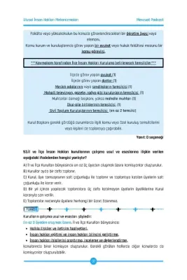 İnsan Hakları Hukuku Çözümlü Soru Bankası Okan Arslan İnsan Hakları Hukuku Çözümlü Soru Bankası Okan Arslan