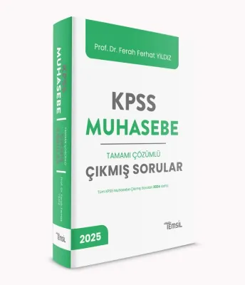 KPSS Muhasebe Tamamı Çözümlü Çıkmış Sorular Ferhat Yıldız