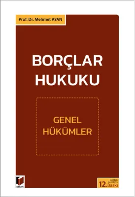 Borçlar Hukuku Genel Hükümler Mehmet Ayan