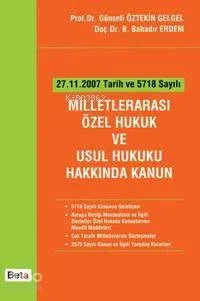 Milletlerarası Özel Hukuk ve Usul Hukuku Hakkında Kanun