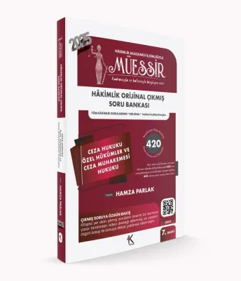 MÜESSİR Ceza Hukuku Özel Hükümler ve Ceza Muhakemesi Hukuku Soru Banka