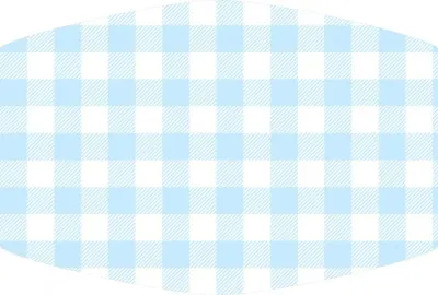 WHITE PLAID FACE