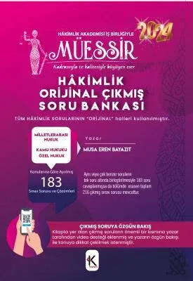 Müessir Adli-İdari Hâkimlik Çıkmış Soru Bankası MİLLETLERARASI HUKUK