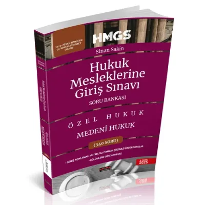HMGS Medeni Hukuk Soru Bankası 4.BASKI Sinan Sakin