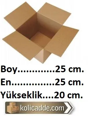 Karton Koli 25x25x20 cm.