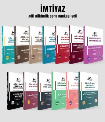 İmtiyaz Adli Hâkimlik Soru Bankası Seti 2025 Metin Kaya İmtiyaz Adli Hâkimlik Soru Bankası Seti 2025 Metin Kaya