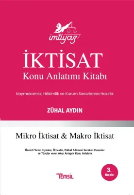 İMTİYAZ Mikro İktisat ve Makro İktisat Konu Anlatımı Kitabı Zühal Aydı İMTİYAZ Mikro İktisat ve Makro İktisat Konu Anlatımı Kitabı Zühal Aydı