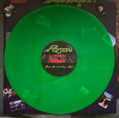 Poison – Open Up and Say...Ahh! (Neon Green Vinyl) LP