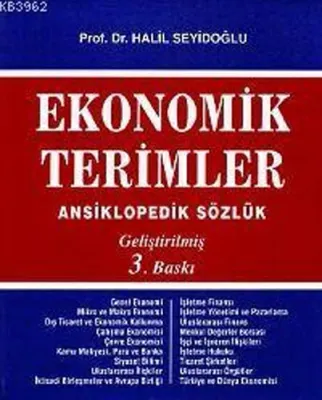 Ekonomik Terimler Ansiklopedik Sözlük Halil Seyidoğlu