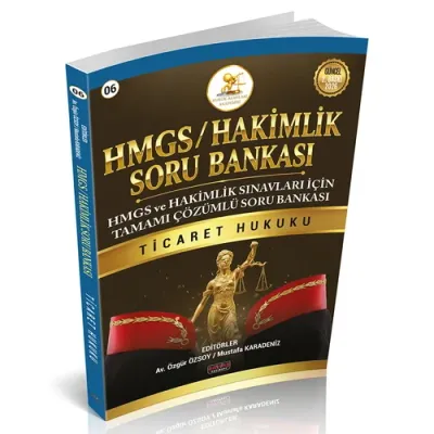 HUKAL HMGS-HAKİMLİK Ticaret Hukuku Soru Bankası 2.BASKI