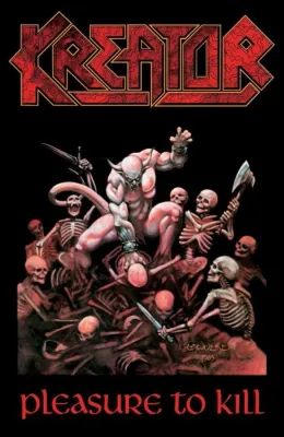 Kreator 'Pleasure To Kill' Textile Poster