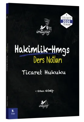 İMTİYAZ Ticaret Hukuku Ders Notları