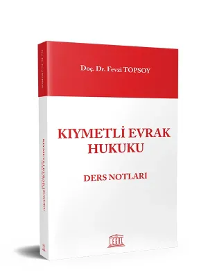 Kıymetli Evrak Hukuku Ders Notları
