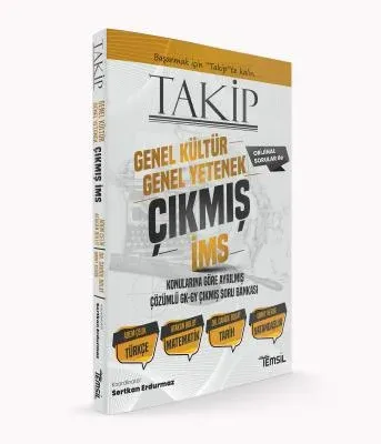 Takip İcra Müdürlüğü Sınavı Konularına Göre Sıralanmış;Genel Kültür - Genel Yetenek Çözümlü Çıkmış Soru Bankası