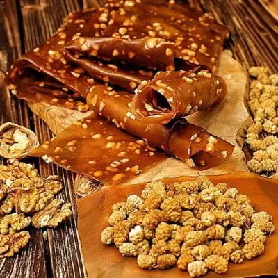 BEYPAZARI CEVİZLİ DUT PESTİLİ (500GR) BEYPAZARI CEVİZLİ DUT PESTİLİ (500GR)