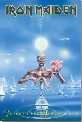 Iron Maiden - Seventh Son Of A seventh Son Poster (Lütfen Ürün Açıklamasını Okuyunuz!)
