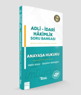 Anayasa Hukuku Soru Bankası Metin Kaya
