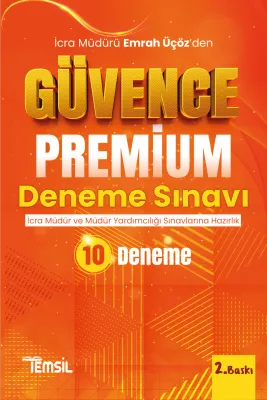GÜVENCE Premium Deneme Sınavı 10 Deneme Emrah Üçöz GÜVENCE Premium Deneme Sınavı 10 Deneme Emrah Üçöz