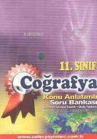 Zafer Yayınları 11. Sınıf Coğrafya Konu Anlatımlı Soru Bankası Zafer