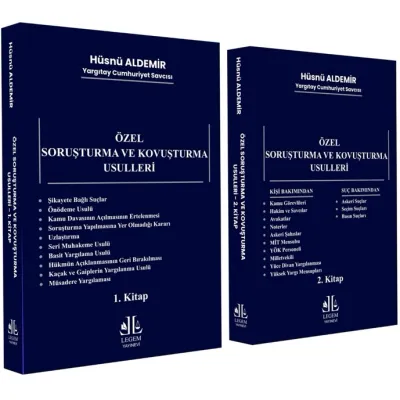 Özel Soruşturma ve Kovuşturma Usulleri (2 CİLT)