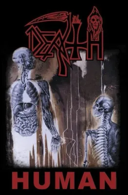 Death 'Human' Textile Poster