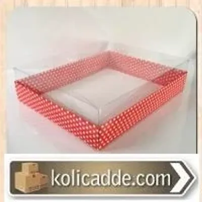 Puantiyeli Asetat Kutu 26x33x8 cm