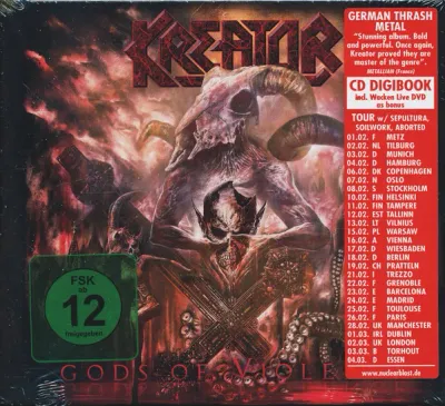Kreator ‎– Gods Of Violence DVD + CD