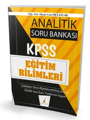 2020 KPSS Eğitim Bilimleri Analitik Soru Bankası %35 indirimli Hasan C