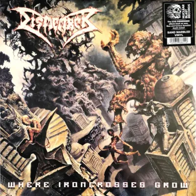 Dismember – Where Ironcrosses Grow (Sand Marbled Vinyl) LP
