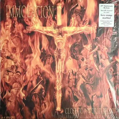 Immolation – Close To A World Below (Fiery Orange Marbled Vintl) LP