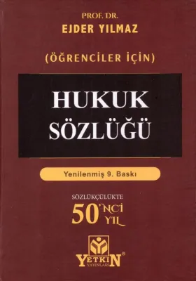 Hukuk Sözlüğü 9.BASKI