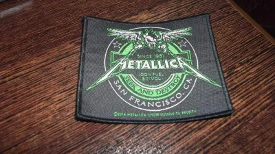 Metallica - Beer Label Patch