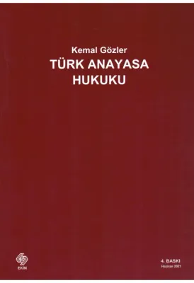 Türk Anayasa Hukuku 4. Baskı