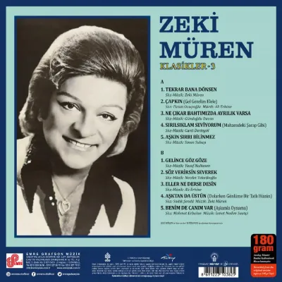 Zeki Müren - Klasikler 3 LP Zeki Müren - Klasikler 3 LP