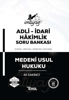 İMTİYAZ Medeni Usul Hukuku Soru Bankası 3.BASKI