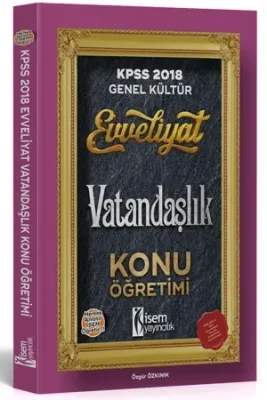 Evveliyat KPSS Vatandaşlık Konu Anlatımlı 2018