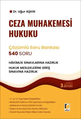 Ceza Muhakemesi Hukuku Çözümlü Soru Bankası Uğur Aşkın