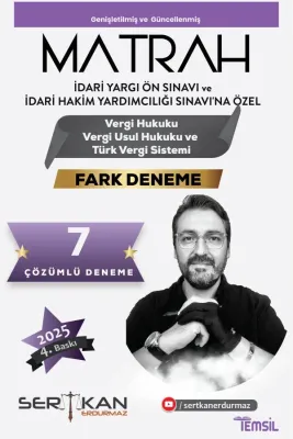 MATRAH Çözümlü 7 Fark Deneme Sertkan Erdurmaz