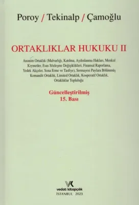 ORTAKLIKLAR HUKUKU - II -/ POROY - TEKİNALP / 2023
