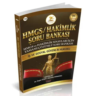 HUKAL HMGS-HAKİMLİK İş Hukuku Sosyal Güvenlik Hukuku Soru Bankası 2.BASKI