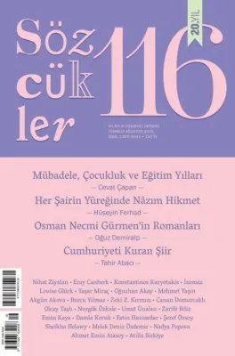 Sözcükler Dergisi Temmuz-Ağustos 2025 Sayı:116 Kolektif